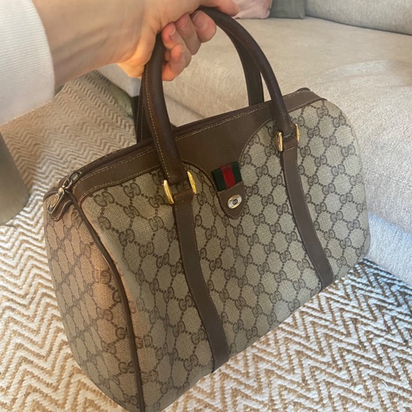 Vintage Authentic classic Gucci bowler handbag from the early  90s - Picture 2 of 15